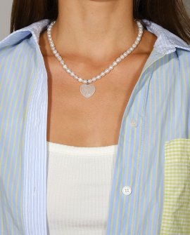 Ожерелье с жемчугом и подвеской H-Naturale 5 S