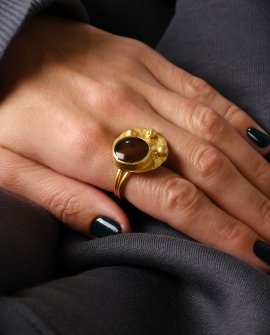 Кольцо с камнем Rena 3